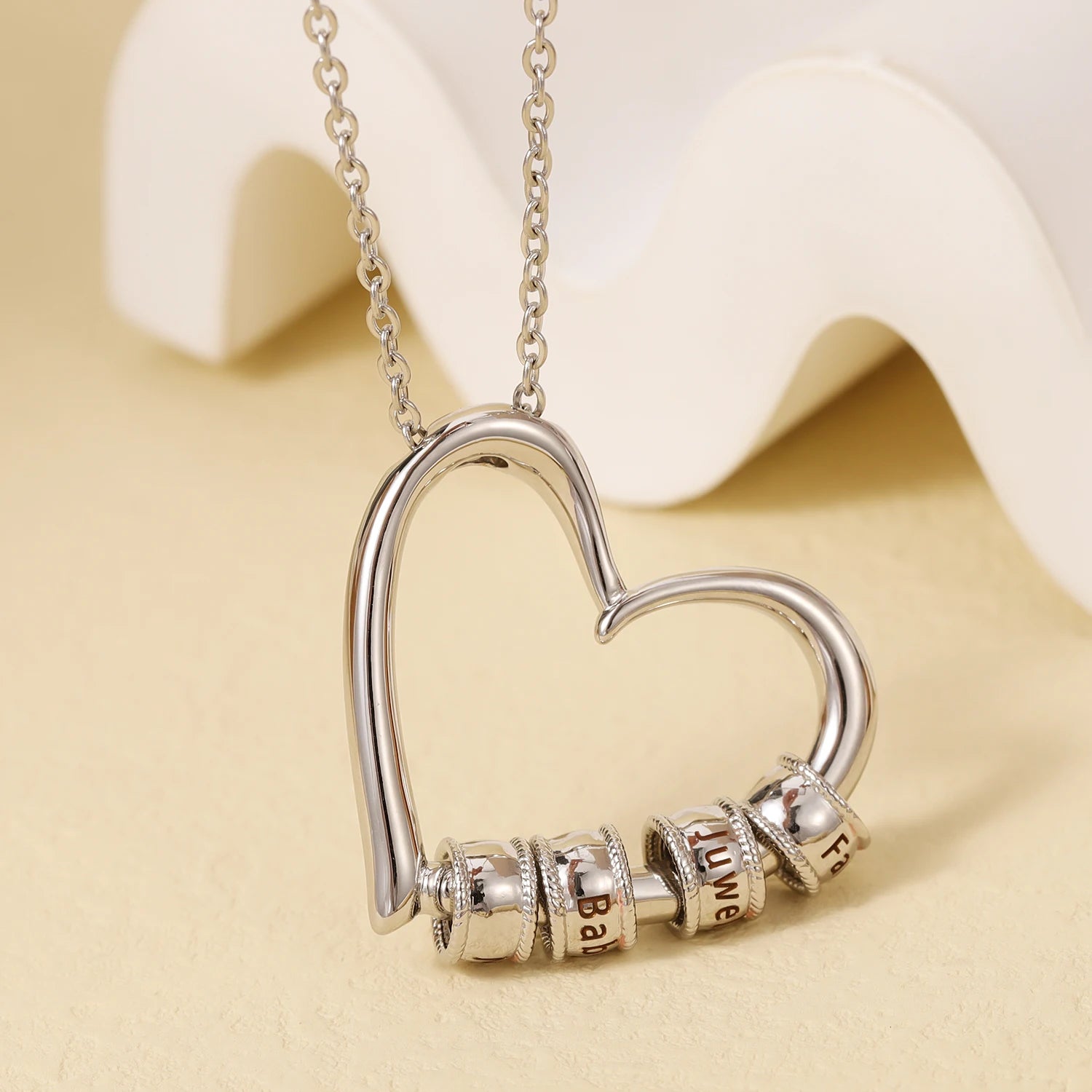 MarivelleJewelry - Personalized Engraved Charm Necklace