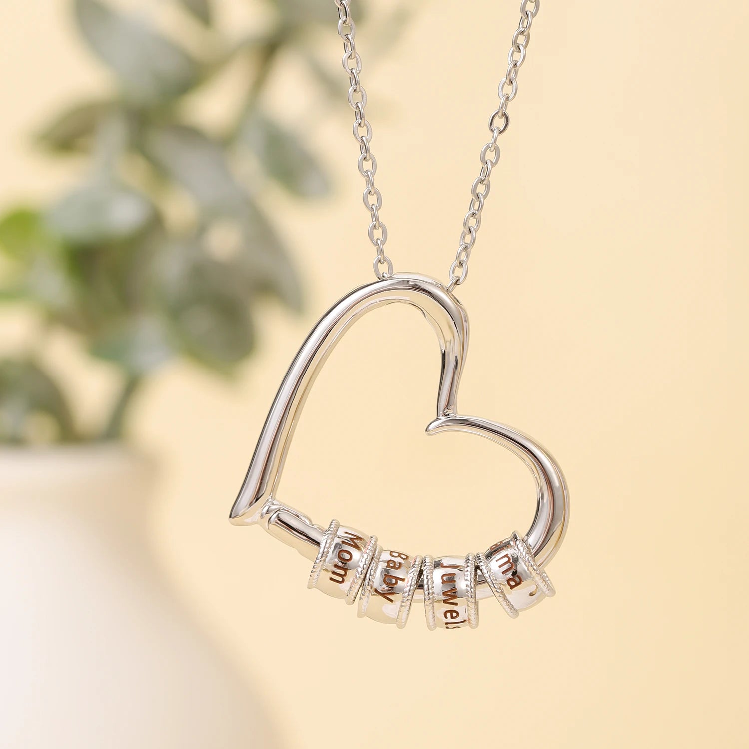 MarivelleJewelry - Personalized Engraved Charm Necklace