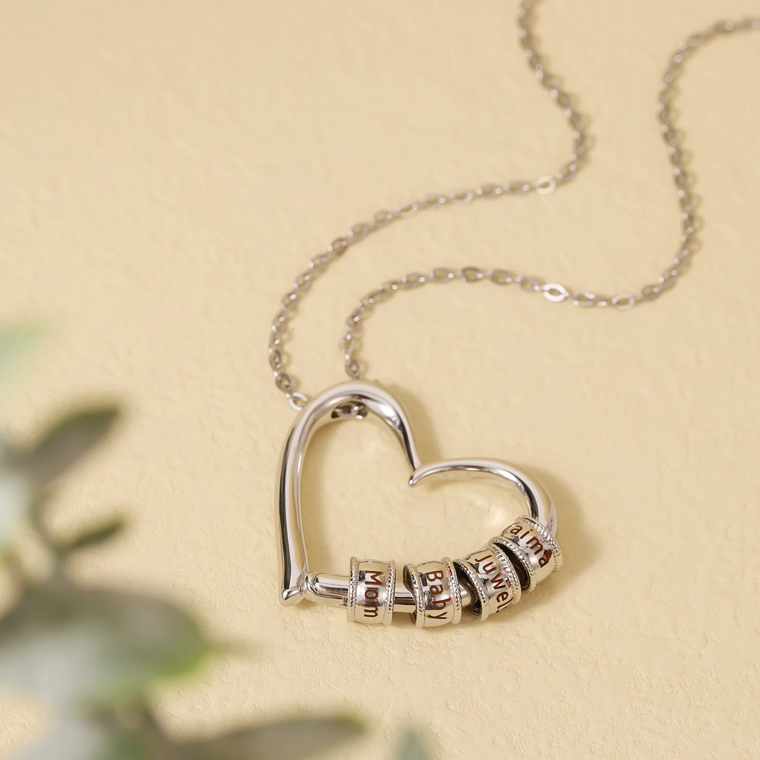 MarivelleJewelry - Personalized Engraved Charm Necklace