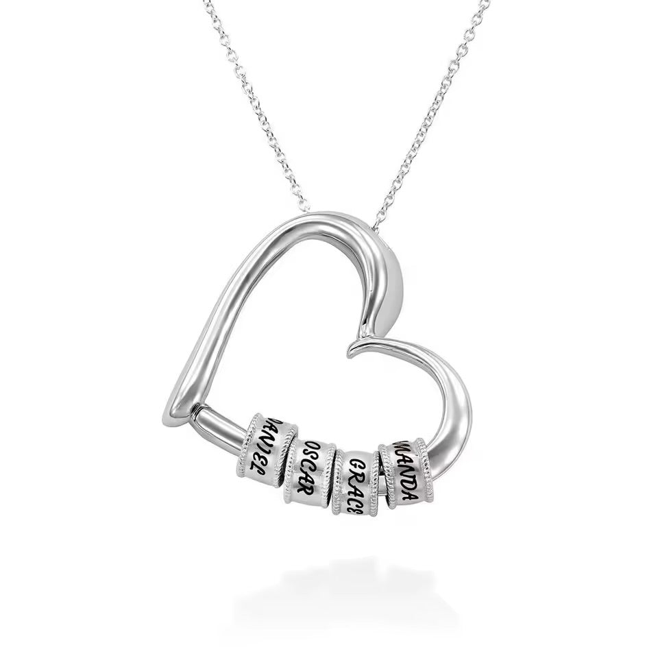 MarivelleJewelry -Personalized Engraved Charm Necklace