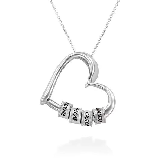 MarivelleJewelry -Personalized Engraved Charm Necklace